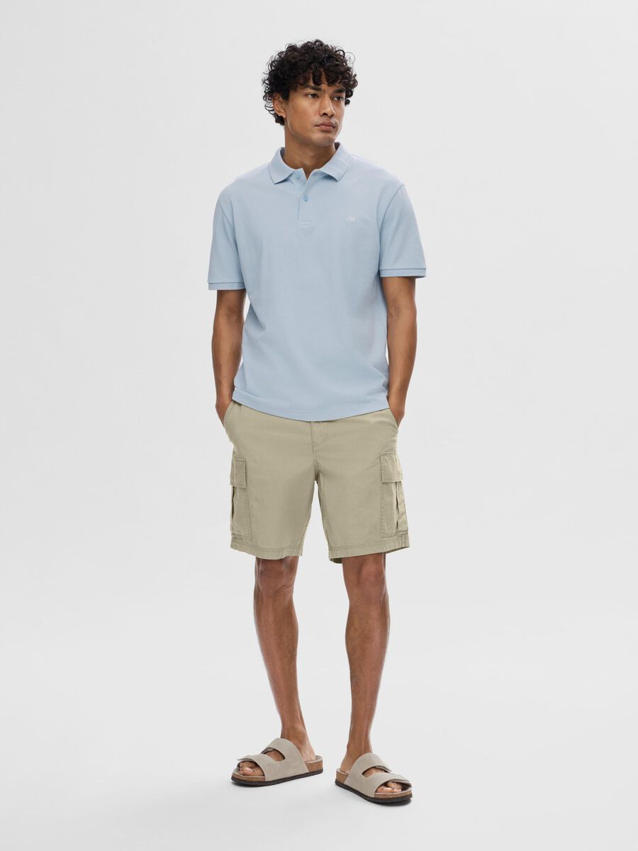 Selected CLASSIC POLO SHIRT, Cashmere Blue, highres - 16087839_CashmereBlue_005.jpg