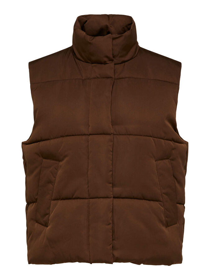 Brown gilet zara Outlet