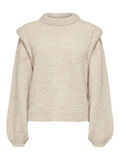 Selected LONG SLEEVED KNITTED PULLOVER, Sandshell, highres - 16084449_Sandshell_946422_001.jpg