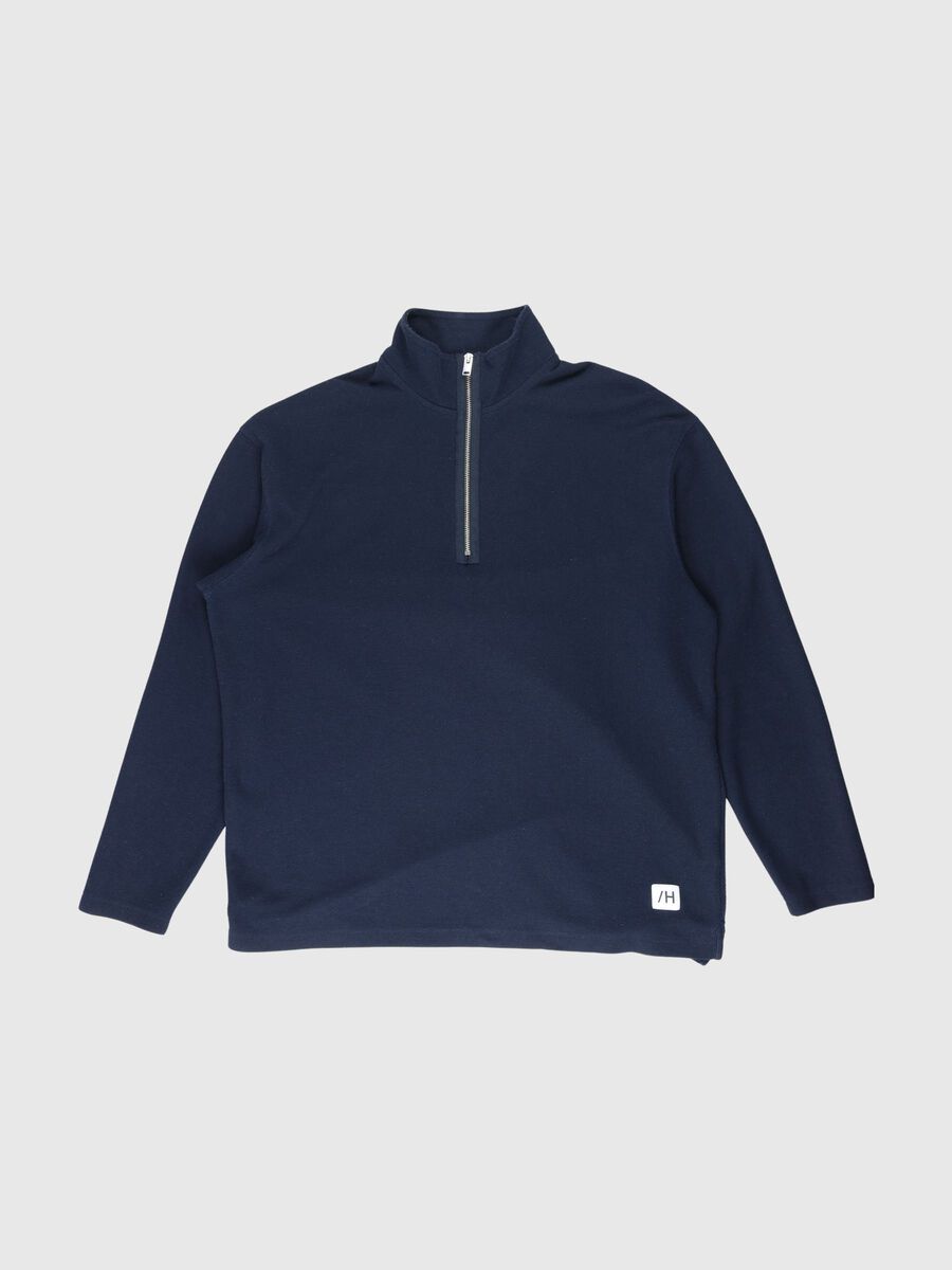 Selected HOGE HALS EN RITS SWEATSHIRT, Sky Captain, highres - 80000247_SkyCaptain_001.jpg