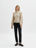 Selected LONG SLEEVED KNITTED PULLOVER, Sandshell, highres - 16084449_Sandshell_946422_005.jpg