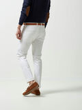 Selected COUPE AJUSTÉE - CHINOS, Bright White, highres - 16054047_BrightWhite_004.jpg