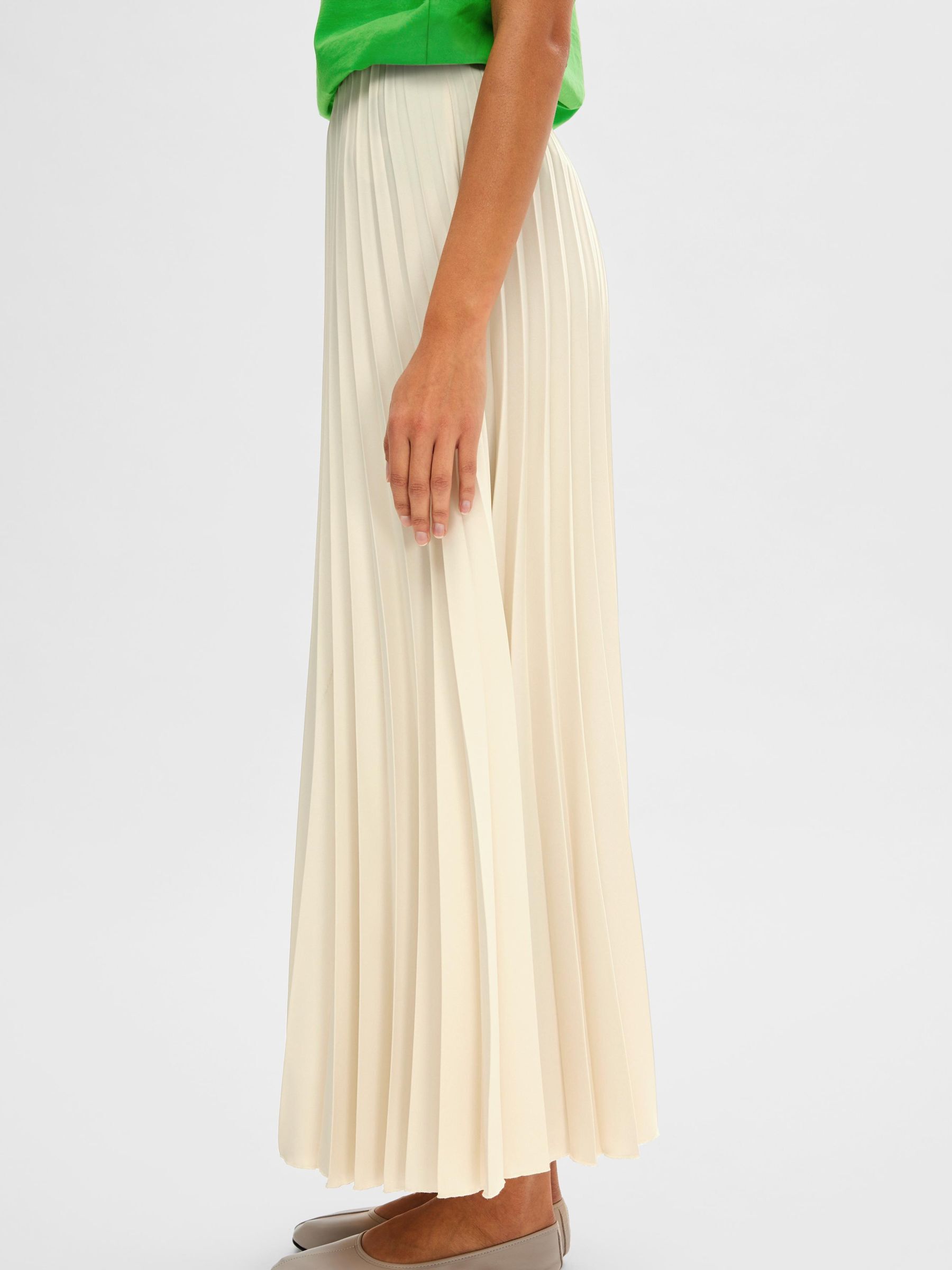 Pleated maxi skirt 30 online