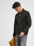 Selected SUEDE BOMBER JACKET, Peat, highres - 16085746_Peat_008.jpg