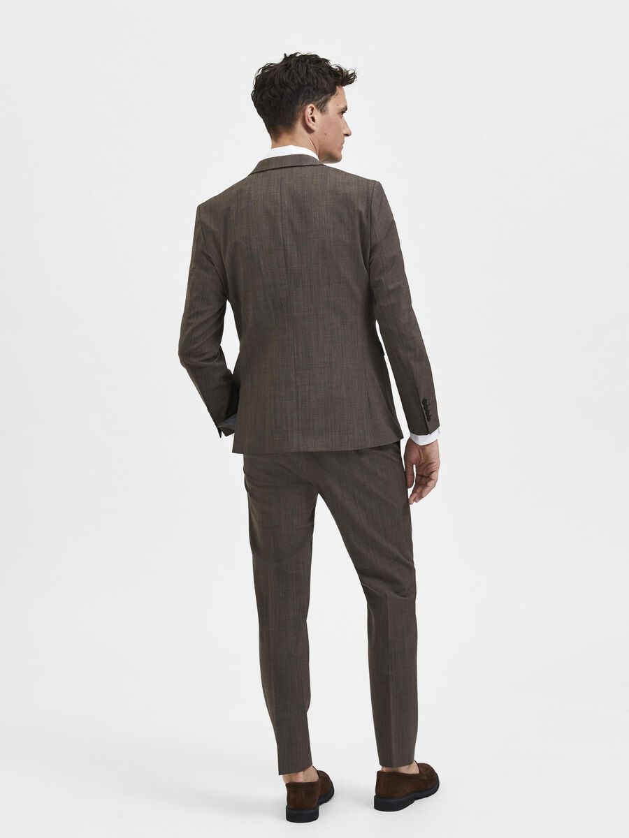 Selected COUPE SLIM EN LAINE MÉLANGÉE BLAZER, Camel, highres - 16085257_Camel_004.jpg