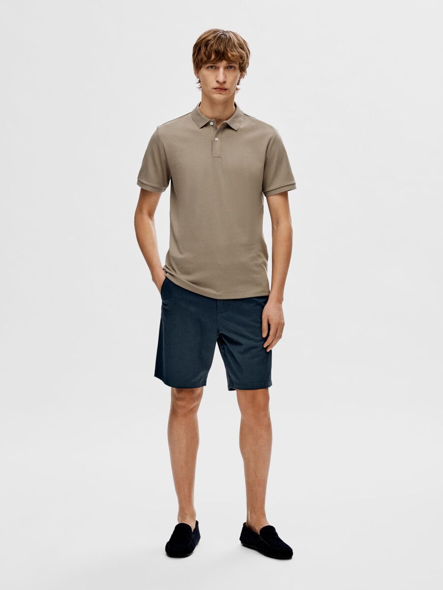 Selected REGULAR-FIT FLEX SHORTS, Dark Sapphire, highres - 16092256_DarkSapphire_005.jpg