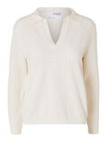 Selected LANGERMET STRIKKET PULLOVER, Birch, highres - 16093994_Birch_001.jpg