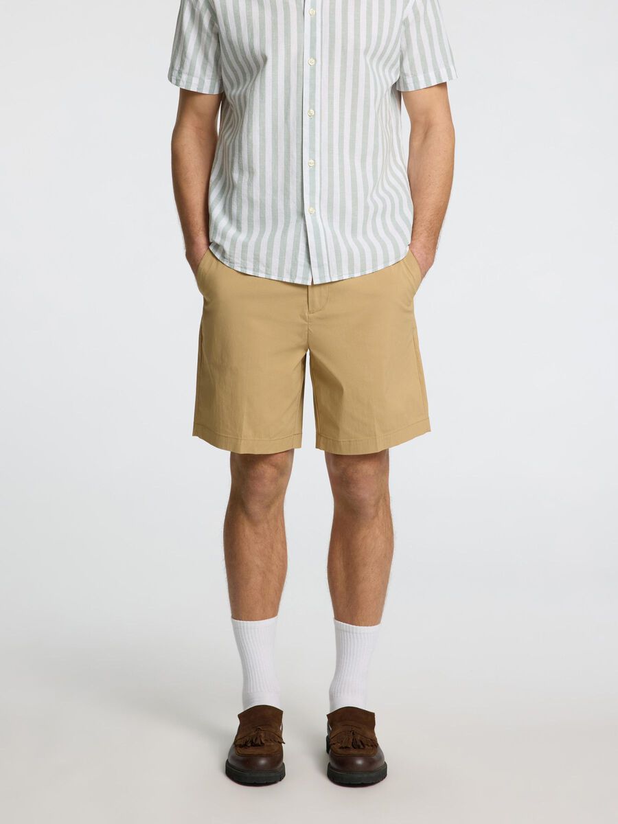 Selected REGULAR FIT CHINO SHORT, Kelp, highres - 16096752_Kelp_003.jpg