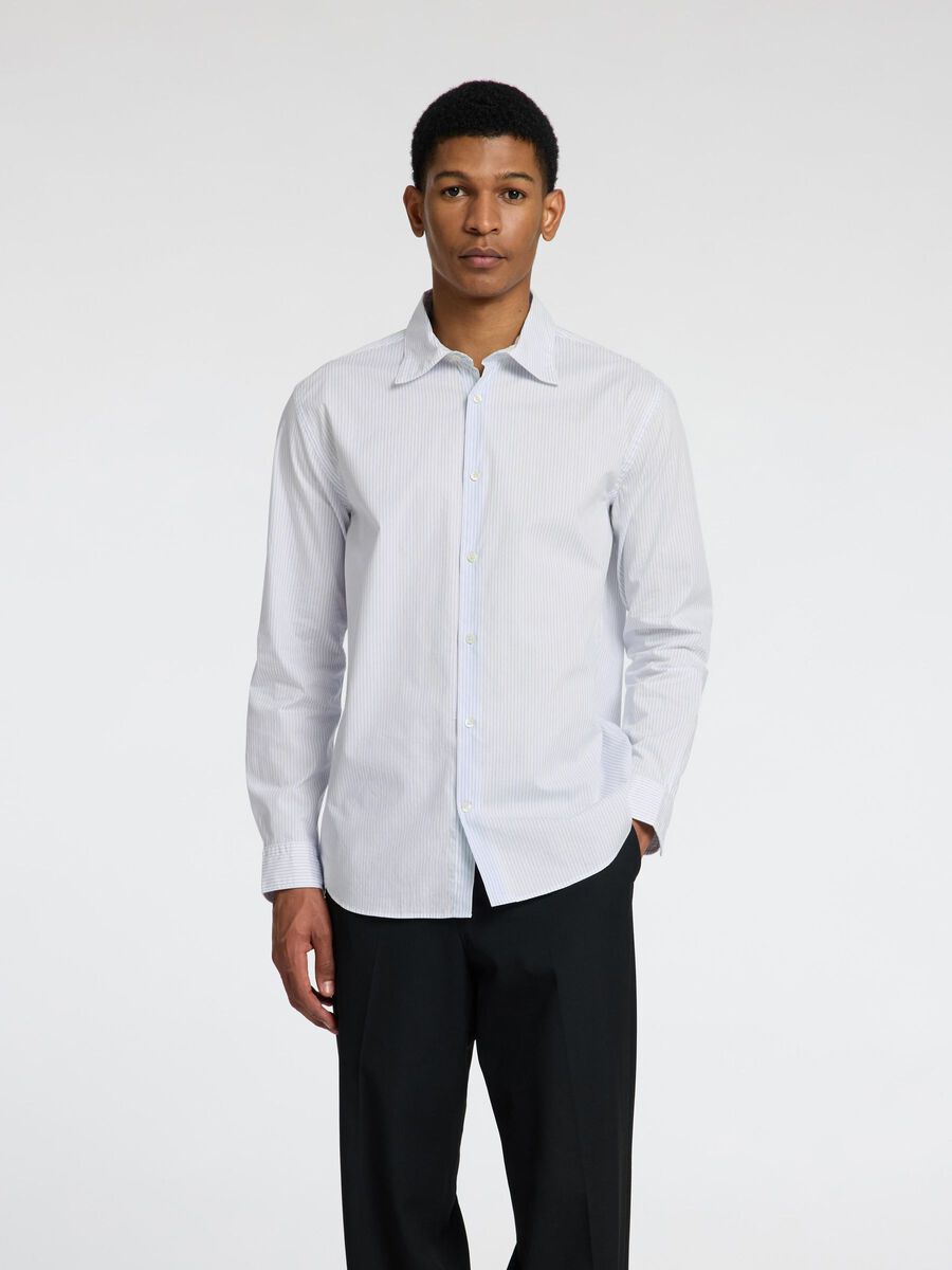 Selected REGULAR FIT HEMD, White, highres - 16096880_White_1165628_003.jpg