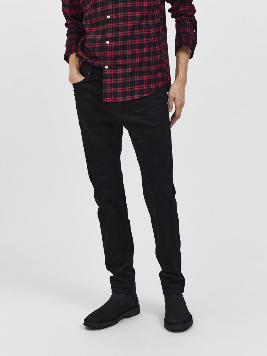 Selected 175 SLIM FIT JEANS, Black Denim, highres - 16086554_BlackDenim_003.jpg