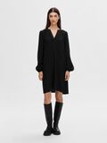 Selected VISCOSE BLEND MINI DRESS, Black, highres - 16093188_Black_005.jpg