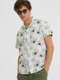 Selected RELAXED SHORT SLEEVED SHIRT, White, highres - 16079055_White_937182_008.jpg