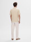 Selected SHORT-SLEEVED COTTON POLO SHIRT, Fog, highres - 16092781_Fog_004.jpg