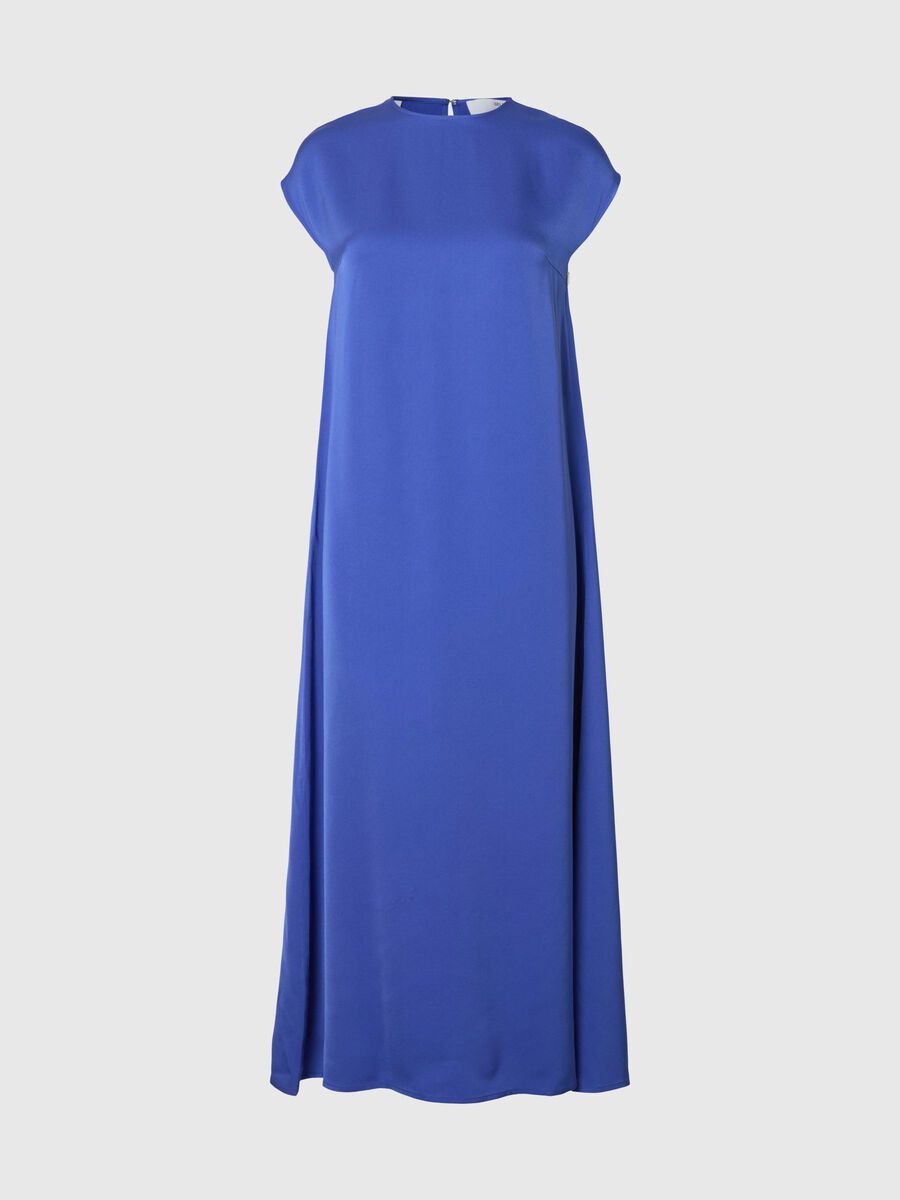 Selected MANCHES COURTES ROBE LONGUE, Dazzling Blue, highres - 16099419_DazzlingBlue_001.jpg