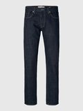 Selected 196 STRAIGHT FIT MØRK VASK JEANS, Blue Denim, highres - 16092488_BlueDenim_001.jpg