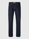 Selected 196 STRAIGHT FIT MØRK VASK JEANS, Blue Denim, highres - 16092488_BlueDenim_001.jpg