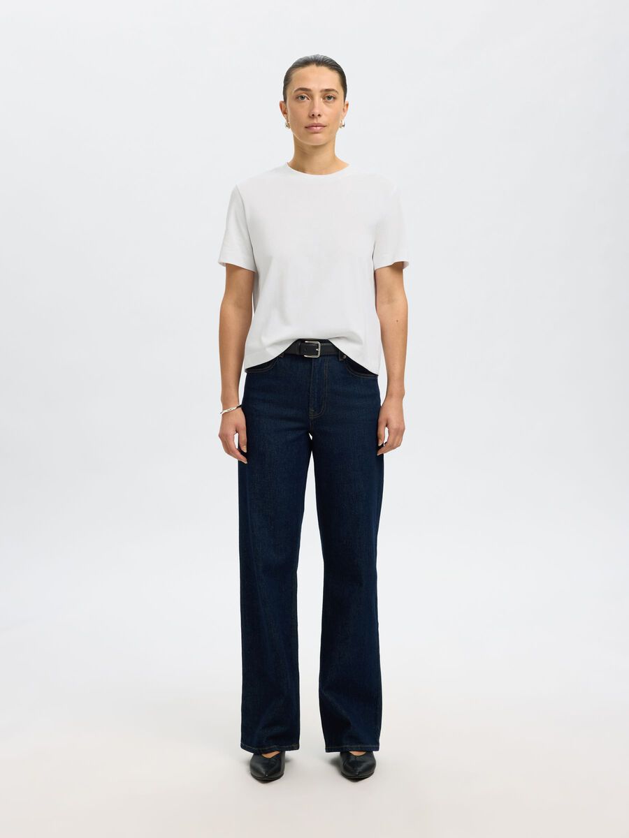 BOXY T-SHIRT | White | SELECTED HOMME®