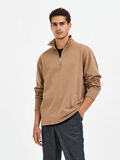 Selected FLEECE RITS SWEATER, Ermine, highres - 16086359_Ermine_003.jpg