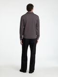 Selected VISCOSE BLEND CARDIGAN, Forged Iron, highres - 16096685_ForgedIron_004.jpg