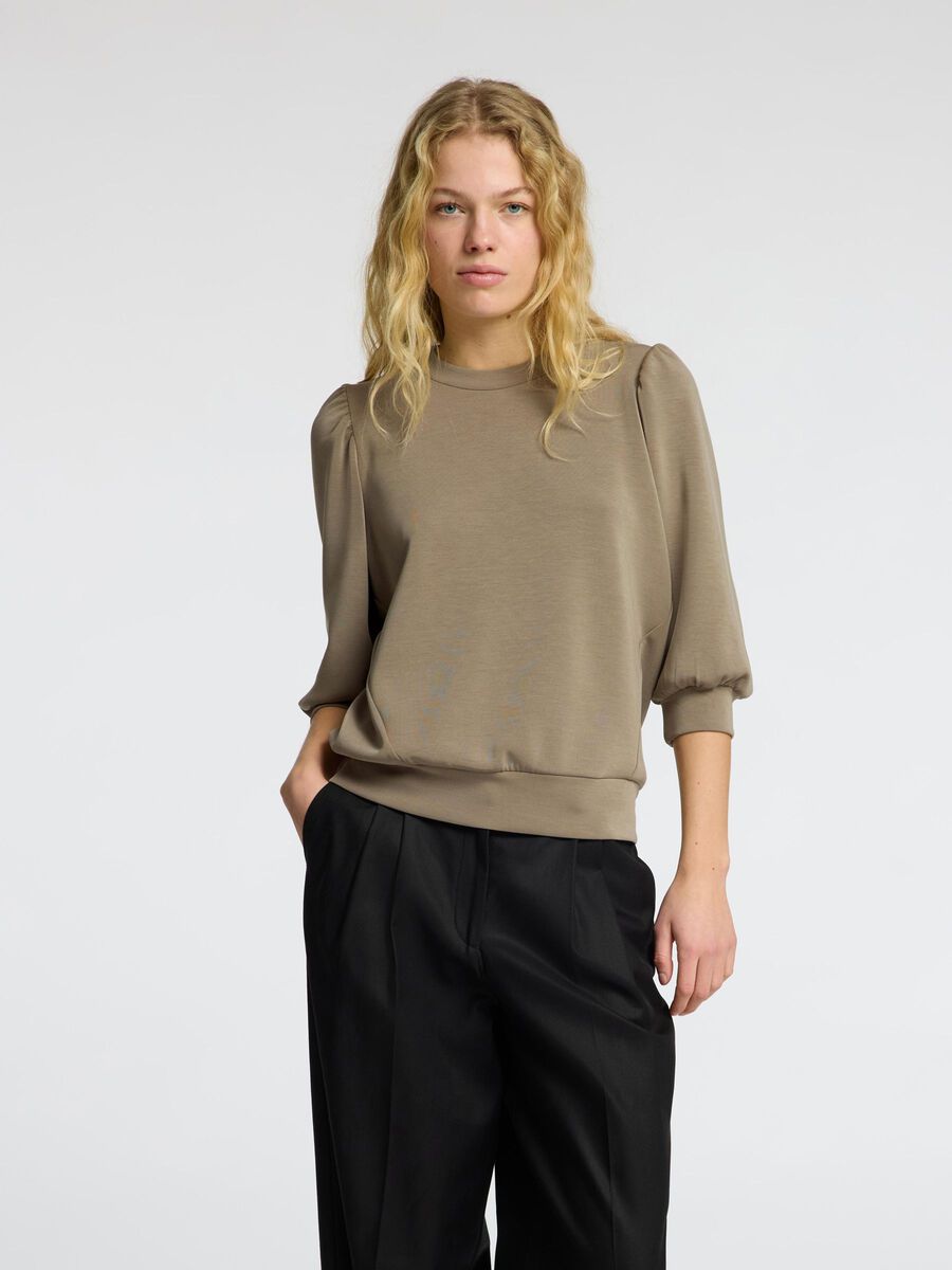 Selected POFMOUW SWEATSHIRT, Vetiver, highres - 16082379_Vetiver_003.jpg