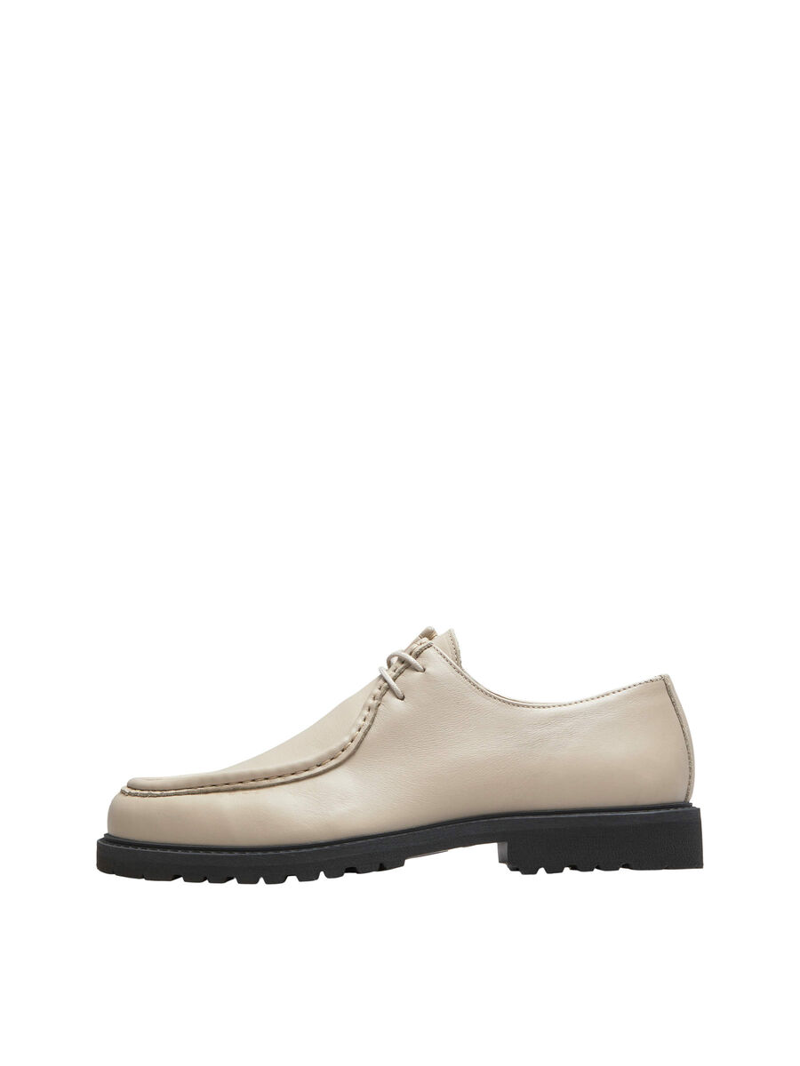 Selected LEATHER MOC-TOE SHOES, Winter Twig, highres - 16084443_WinterTwig_001.jpg