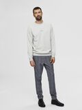 Selected BLØD REGULAR FIT SWEATSHIRT, Light Grey Melange, highres - 16080318_LightGreyMelange_005.jpg