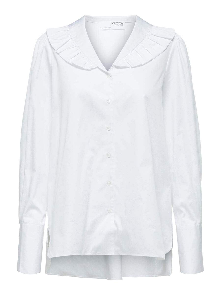 SELECTED Statement-krave Skjorte Kvinder White