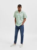 Selected FLORAL PRINT CUBAN COLLAR SHIRT, Granite Green, highres - 16087538_GraniteGreen_982018_005.jpg