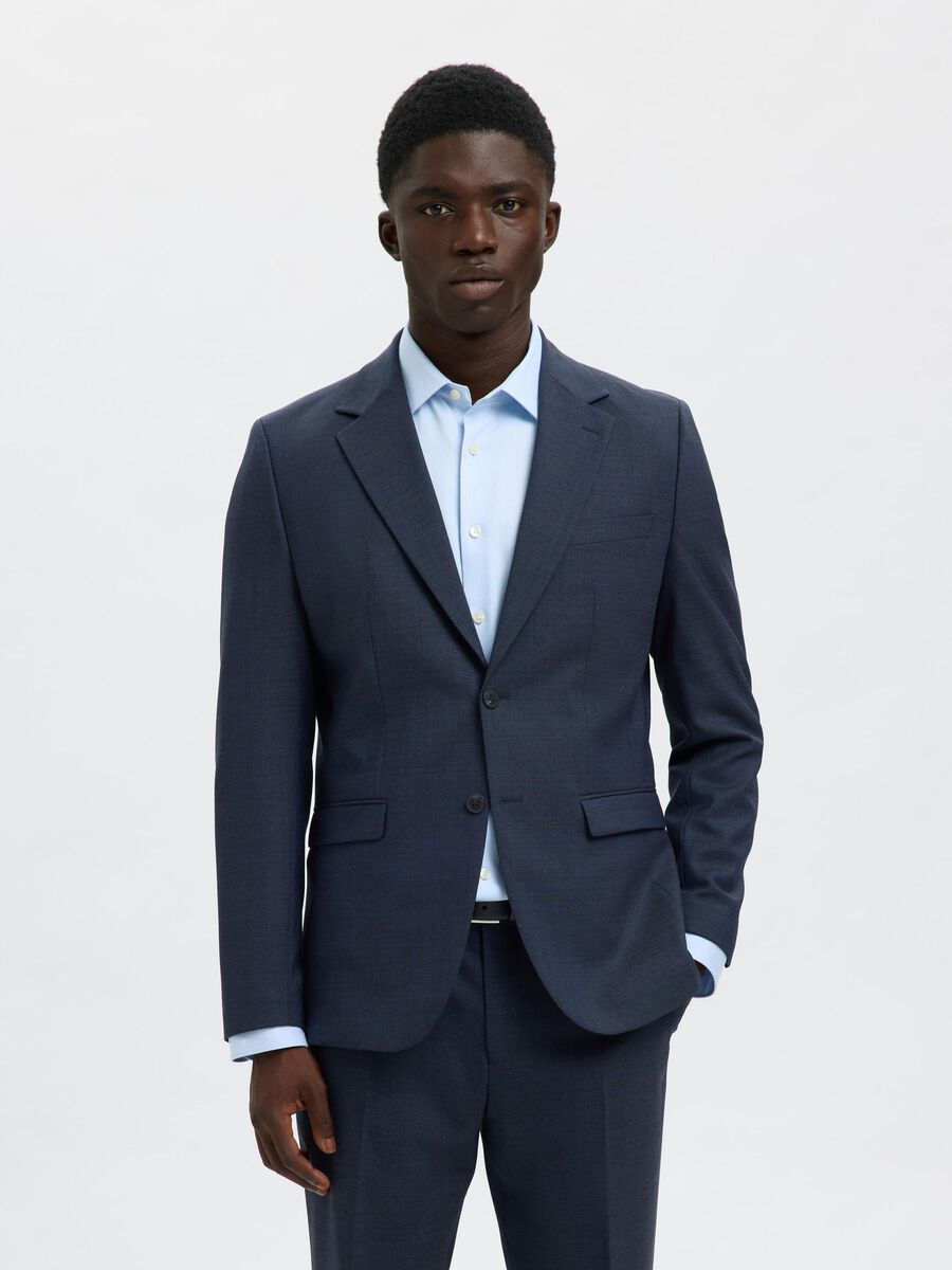 Selected MEZCLA DE LANA BLAZER, Sky Captain, highres - 16098276_SkyCaptain_1208010_008.jpg