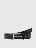 Selected LEATHER BELT, Black, highres - 16094658_Black_001.jpg