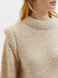 Selected LONG SLEEVED KNITTED PULLOVER, Sandshell, highres - 16084449_Sandshell_946422_006.jpg