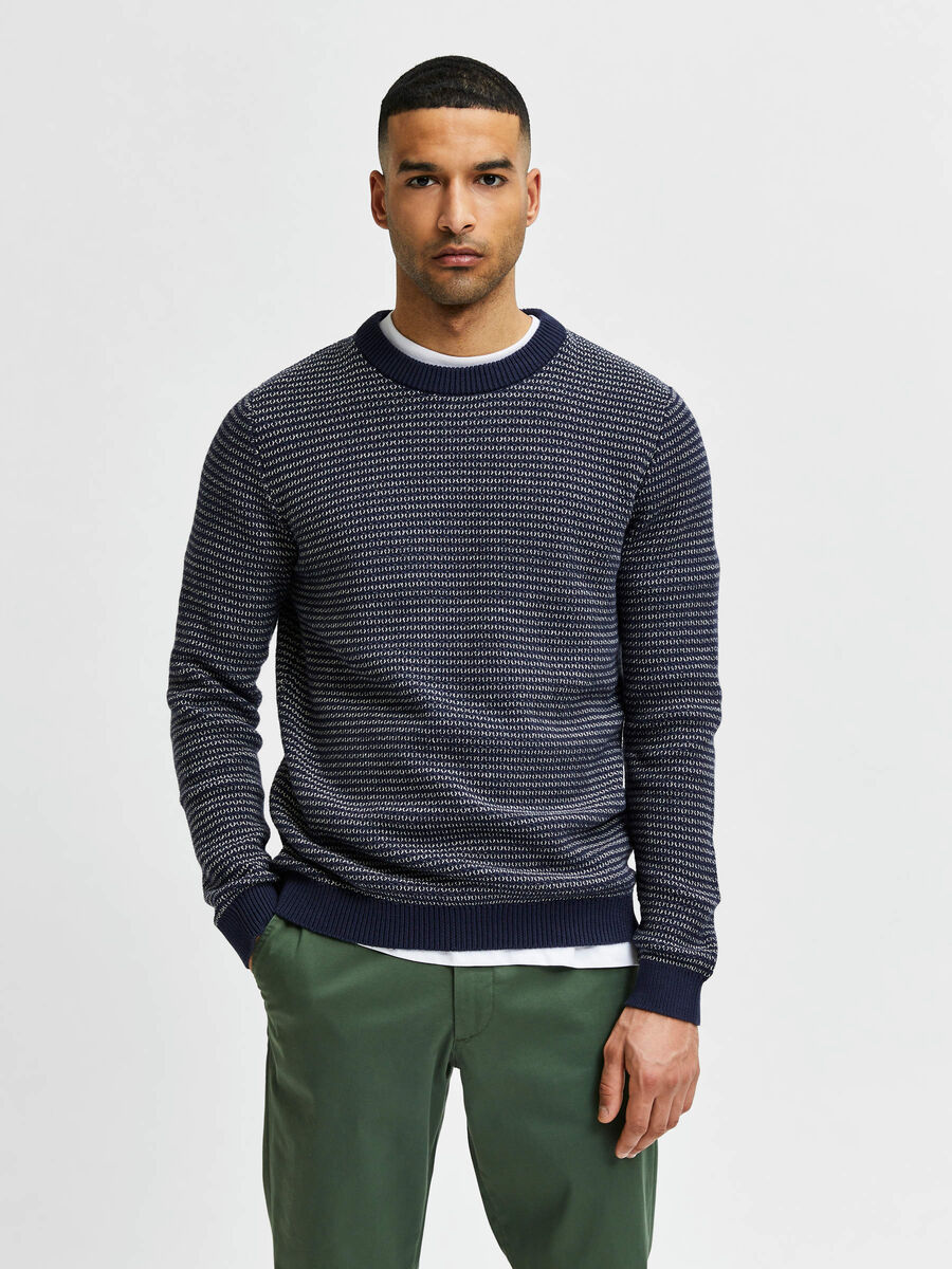 Selected STIPED JUMPER, Navy Blazer, highres - 16079961_NavyBlazer_869393_003.jpg