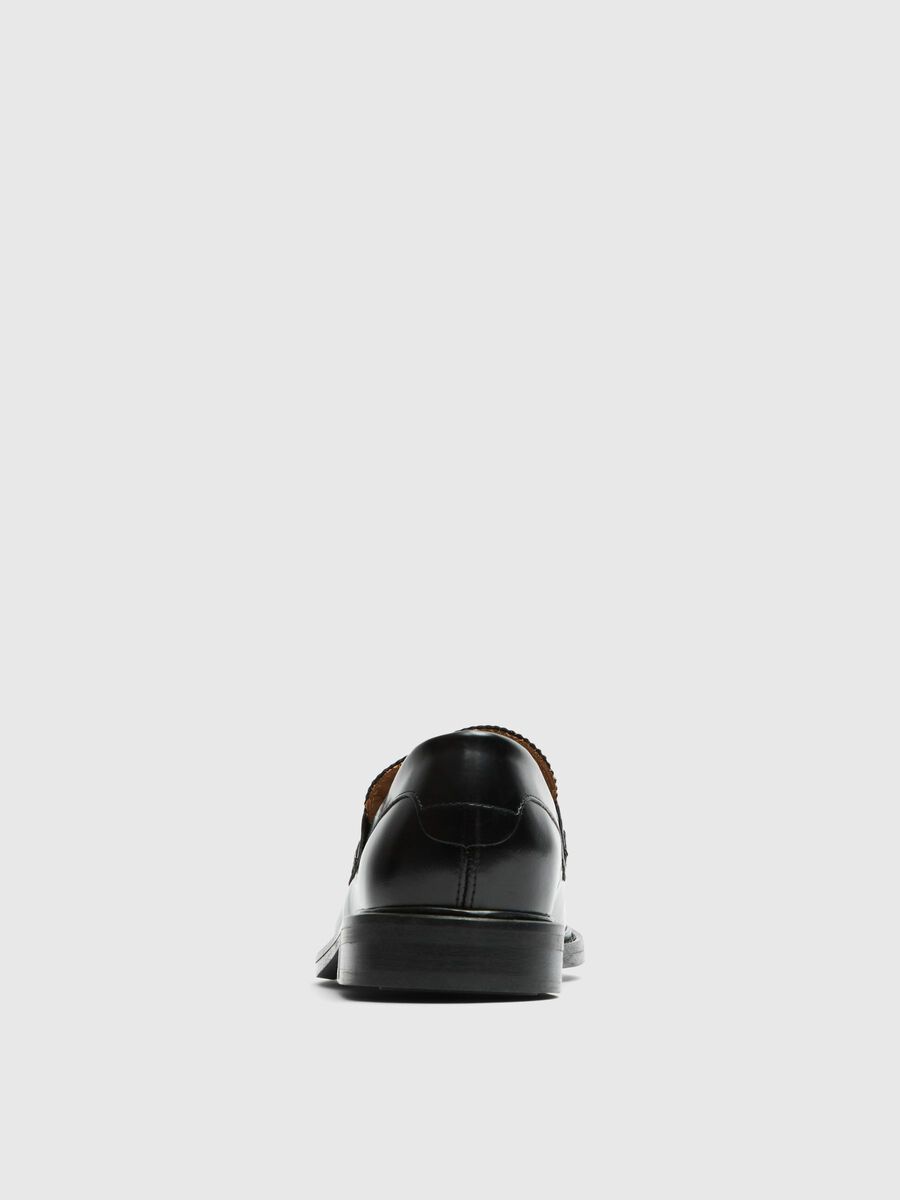 Selected LEATHER LOAFERS, Black, highres - 16094711_Black_004.jpg
