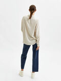 Selected VISCOSE BLEND SHIRT, Sandshell, highres - 16082298_Sandshell_004.jpg