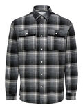 Selected CHECKED SHIRT, Grey, highres - 16086517_Grey_967357_001.jpg