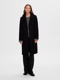Selected SINGLE-BREASTED WOOL BLEND COAT, Black, highres - 16090094_Black_005.jpg