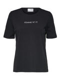Selected BIO-BAUMWOLLE U-BOOT-AUSSCHNITT T-SHIRT, Black, highres - 16078478_Black_831282_001.jpg