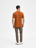 Selected SHORT-SLEEVED RELAXED FIT T-SHIRT, Bombay Brown, highres - 16077385_BombayBrown_004.jpg