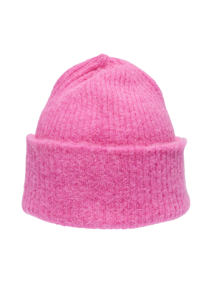 Selected KNITTED BEANIE, Phlox Pink, highres - 16086739_PhloxPink_974371_001.jpg