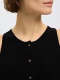 Selected EN MAILLE TOP SANS MANCHES, Black, highres - 16097536_Black_006.jpg
