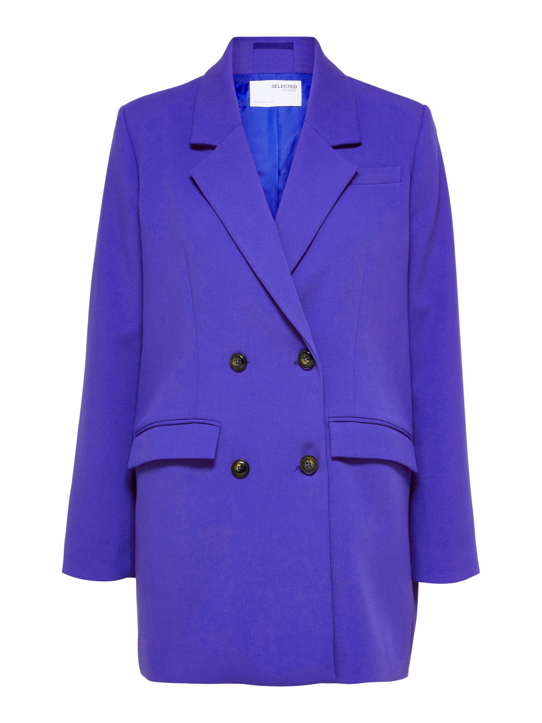TAILORED SINGLE BREASTED BLAZER Blue SELECTED FEMME