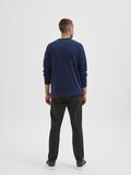 Selected CREW NECK SWEATSHIRT, Navy Blazer, highres - 16081250_NavyBlazer_004.jpg