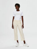 Selected MID WAIST CROPPED - TROUSERS, Sandshell, highres - 16071542_Sandshell_005.jpg