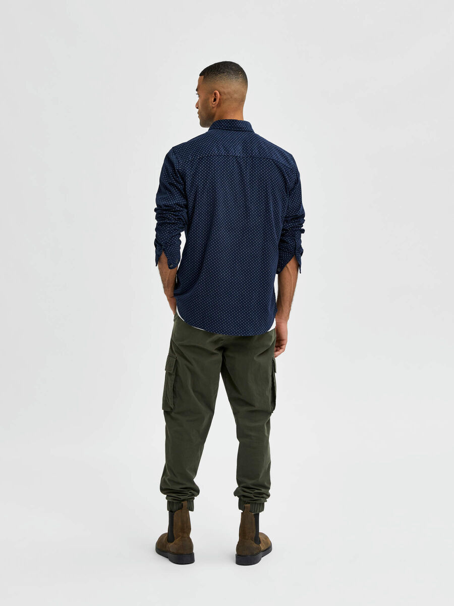 Selected LONG SLEEVED SHIRT, Navy Blazer, highres - 16082161_NavyBlazer_895535_004.jpg