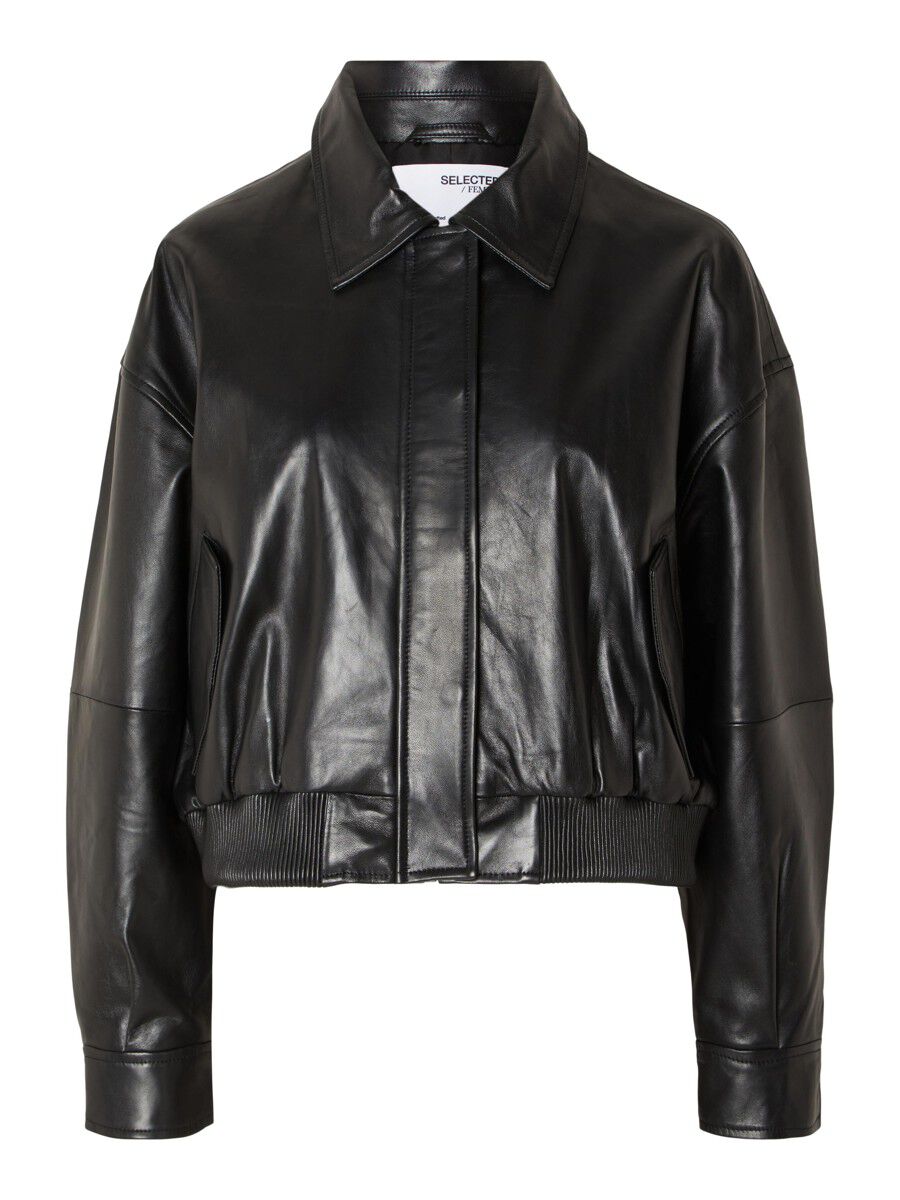 Veste bomber cuir clearance femme