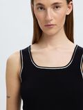 Selected SLEEVELESS KNITTED TOP, Black, highres - 16097531_Black_1189410_006.jpg