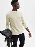 Selected HEAVY TEXURED PULLOVER, Egret, highres - 16079924_Egret_906040_008.jpg