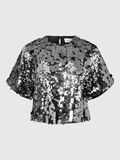 Selected SEQUIN CROPPED TOP, Silver, highres - 16095079_Silver_001.jpg