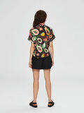 Selected TUTTIFRUTTI PRINT - SHORT SLEEVED SHIRT, Black, highres - 16073612_Black_756533_004.jpg