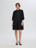 Selected TEXTURED SHIRT DRESS, Black, highres - 16095033_Black_005.jpg